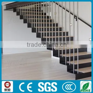 Modern Interior Floatings Used Metal Stairs Wood Staircase thumbnail-1