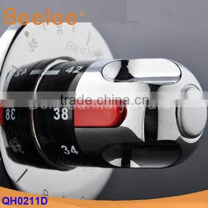 DN15(G1/2) Brass Thermostatic Mixing Valve,Adjust the Mixing Water Temperature Thermostatic Mixer thumbnail-4