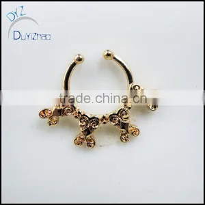 Fashion Unisex Fake Septum Clicker Body Non Piercing Jewelry thumbnail-1