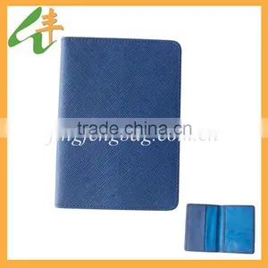 2014 Elegant Blue Leather Waterproof Wallet thumbnail-1