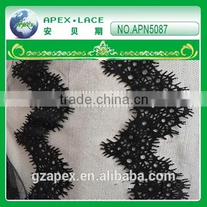 Hot Sales High Quanlity Fashion Nylon Eyelash Lace for Dress thumbnail-1