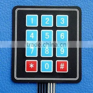 Membrane Switches Overlay With Metal Domes or Poly-domes thumbnail-1