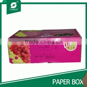 CHINA FACTORY HIGH STRENGTH CORRUGATED SEASONAL FRUIT PACKAGING BOX thumbnail-4