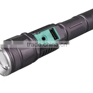 Most Powerful Beacon Light Aluminum Rechargeable LED Flashlight With Usb Charger thumbnail-2