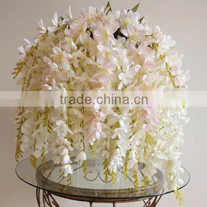 China Factory Artificial Wisteria Fabric Flower thumbnail-2