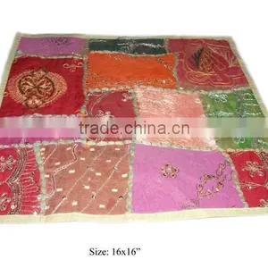 Cushion Covers, Designer Cushion Covers, Handmade Embroidery Cushion Covers thumbnail-1
