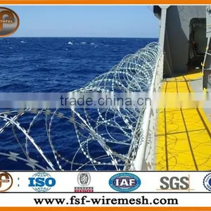 Anping Factory Direct Sale Galvanized Razor Barbed Wire thumbnail-1