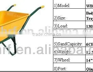 WB6401 South American Garden Tool Wheel Barrow thumbnail-2