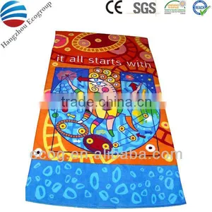 Customized Cotton Sports Beach Towel Pareo thumbnail-1