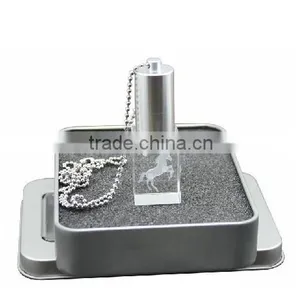 The Chinese Factory Wholesale Packaging Exquisite Crystal Usb Stick 16 gb thumbnail-1