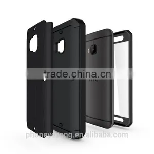 3 in 1 Hybrid Defender Combo Case for With Stand for HTC ONE M9 thumbnail-3