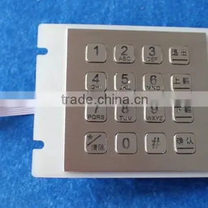Rear Mounting Rugged Keypad With 12 Keys thumbnail-3