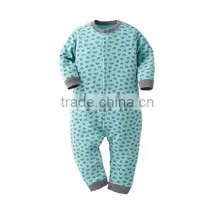 2015 Hot Sale Baby Boys Casual Wearing Printed Qulity Romper 100 Cotton thumbnail-2