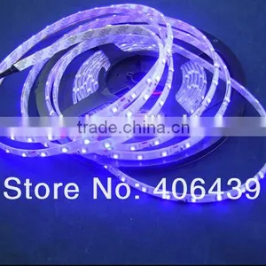 Purple 3528 Single Color 60 Led Strip Dc12v Ip65 Waterproof Silicon Coating White Pcb thumbnail-2