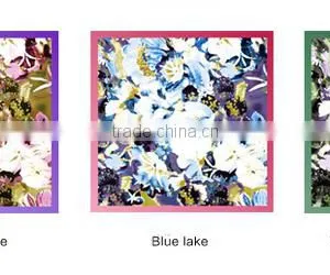 No Moq 100% Silk 12mm Twill 88*88cm Screen Printing Scarf thumbnail-6