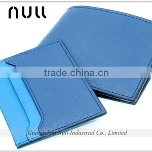 Big Capacity Factory Blue Color Leather Magic Wallet for Men thumbnail-1