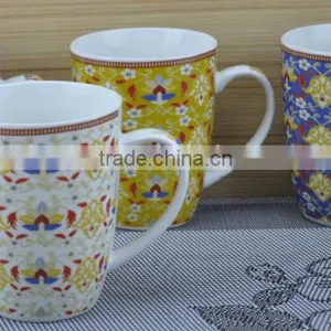 11OZ Knitting Full Decal Printed Coffee Cups, Shiny Surface Porcelain Mug, KL5004-1055 thumbnail-6