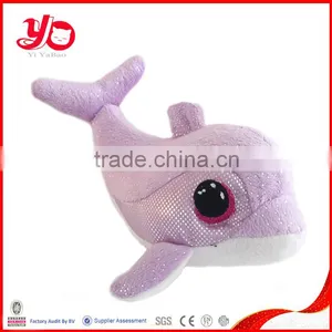 Wholesale Stuffed Sute Dolphin Toy Mini Bule Plush Dolphin thumbnail-5
