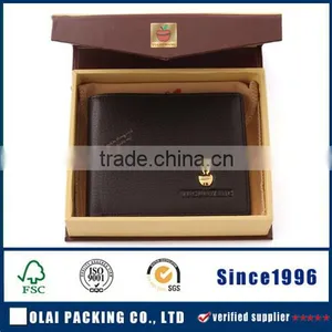Cheap Brown Cardboard Wallet Packaging Box thumbnail-1