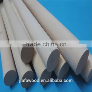 Straight Round Thick Wooden Stick Broom and Mop Sticks thumbnail-1