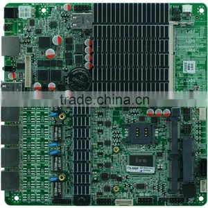 4 Gigabit Bay Trail SOC J1800 MINI ITX 4 LAN Motherboard for Firewall Router thumbnail-1