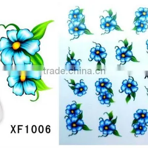 2016 Newest XF Series Water Nail Art Sticker Transfer Printing Water Decals Nail Art Decoration Quality Choice thumbnail-1