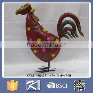 New Product Decorative Metal Cock Ornaments for Sale thumbnail-1