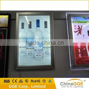 Wall Mounted Frame LED Slim Light Box Light Frame Board Led Panel Surface thumbnail-4
