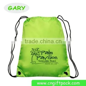 Custom 80g Black Non Woven Drawstring Backpack thumbnail-5