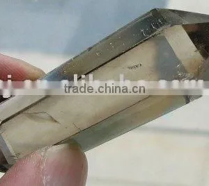 Natural Rock Smoky Crystal Quartz Point/Column thumbnail-1