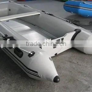 CE Certification and PVC Hull Material Mini Inflatable Fishing Kayak With Outboard Motor thumbnail-2