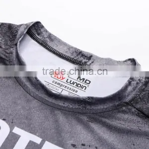 Men's Patriotic Protect This House Performance Training T Shirt Men Compression Tights Sports T Shirt thumbnail-5