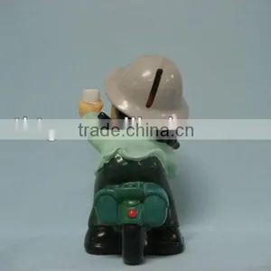 Postman With Motorcycle Saving Box thumbnail-4