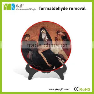 Catholic Nun Painted Plate Activated Carbon Crafts,home Decor Crafts thumbnail-1
