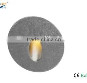 2016 Round Sand Blasted Glass Surface Mounted Outdoor Led Stair Wall Light thumbnail-2