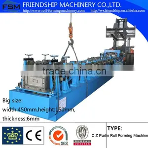 Big Size C Z Roll Forming Machine,thickness 6mm thumbnail-1