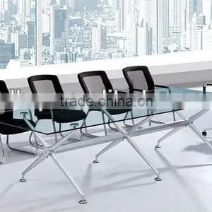 Foshan Patent Office Furniture Conference Glass Table PT-C001 Hot New Products for 2015 thumbnail-1