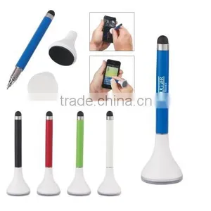 Plastic Stand Stylus Pen With Screen Cleaner thumbnail-1