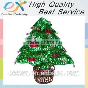 Custom Iron-on Embroidery Sequins Christmas Father thumbnail-4