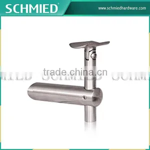 Stainless Steel Railing With Deco Cover Balcony Adjustable Stair for Round Pipe Handrail Bracket thumbnail-3