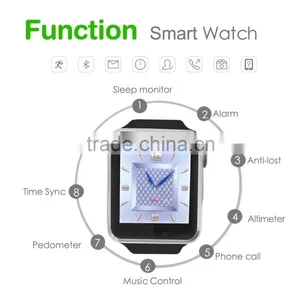 2016 Stylish Bluetooth Watch, Mtk v6 a1 u9 u8 Android Smartwatch thumbnail-6
