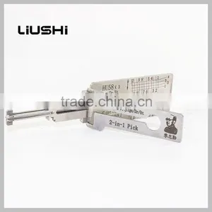 LISHI Lock Pick and Decoder HU58 in 1 Pick Tool Door Lock Auto Locksmith Pick Tool thumbnail-1