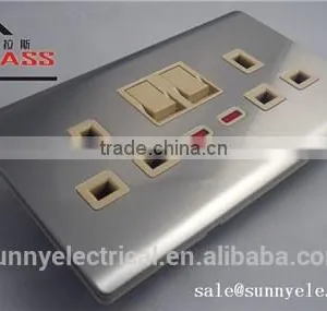 Brushed Stainless 45A AC Switch With Double Pole thumbnail-3