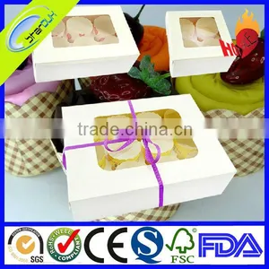Cardboard Food Packaging Boxes With Window and Divider thumbnail-1