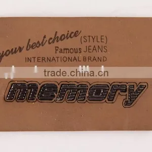 Custom Design New Arrival pu Label/leather Label for Garment / Jeans thumbnail-3