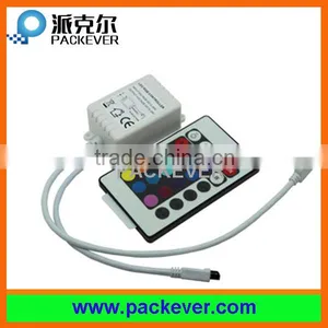 DC 5V-24V Input 6A Output 24 Keys IR Wireless Remote Control Rgb LED Controller thumbnail-1