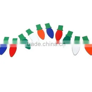 Christmas Bulbs Reflective Holiday Car Magnets thumbnail-1