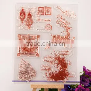 Decorative Carton Christmas&Elk Rubber Stamp thumbnail-1