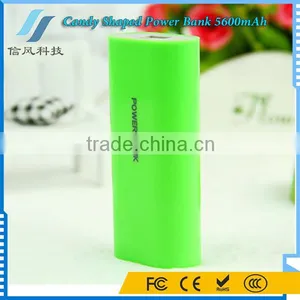 Candy Shape 5600mAh Power Bank Portable Powerbank for IPhone for IPad for IPod Tablet thumbnail-1