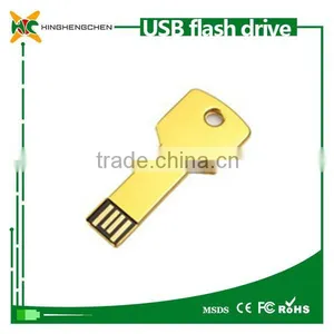 Key Ring Pen Drive 16GB 32GB Skeleton Key Shaped Usb Drive thumbnail-2